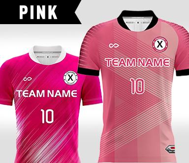 COLOR PINK - MEN'S FOOTBALL SHIRTS XTeamwear
