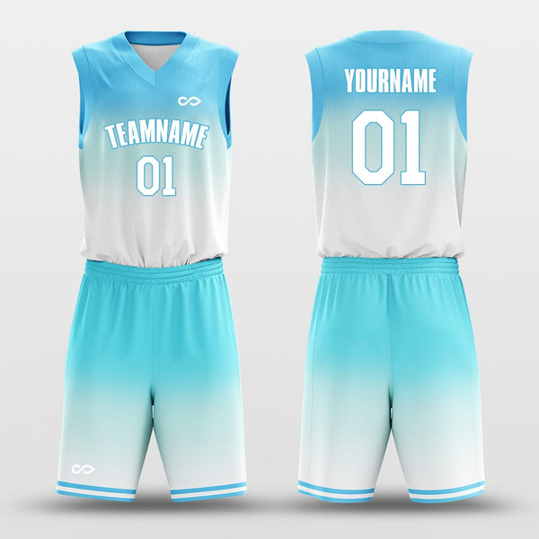 Blue Sky - Custom Reversible Sublimated Basketball Jersey Set-XTeamwear