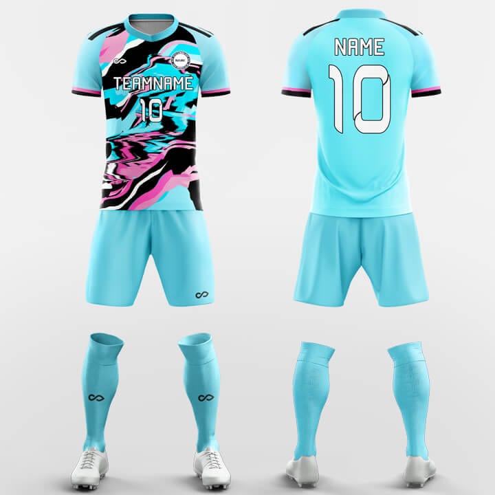 Design Pink Soccer Jerseys, Pink Football Uniforms Print-XTeamwear