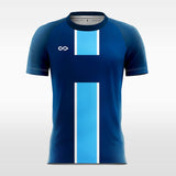 blue sublimated soccer jersey