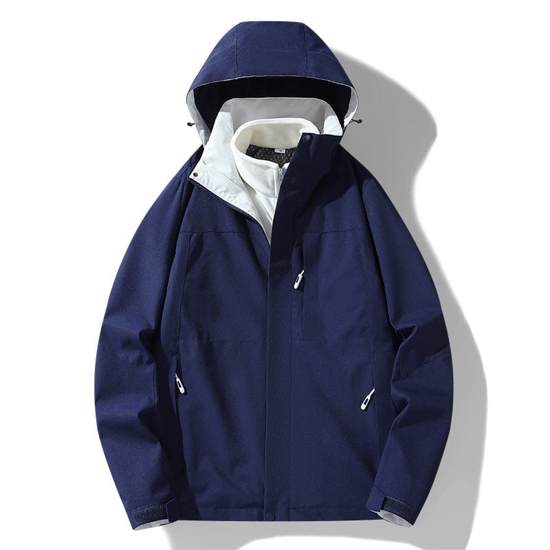 Cikers Sports 外厂采购 Blue / M Detachable Winter Waterproof Windproof Jacket-QH618