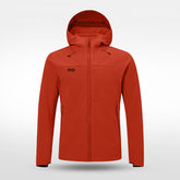 Cikers Sports 外厂采购 Bordeaux Red / M Custom Unisex Winter Custom-Composite fleece softshell jacket