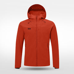Cikers Sports 外厂采购 Bordeaux Red / M Custom Unisex Winter Custom-Composite fleece softshell jacket