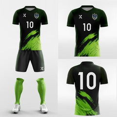 Cikers Sports 非黑五 Flame - Custom Sublimation Print Soccer Kits Short Sleeve