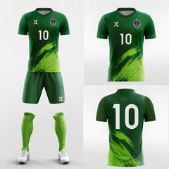 Cikers Sports 非黑五 Flame - Custom Sublimation Print Soccer Kits Short Sleeve