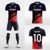 Cikers Sports 非黑五 Flame - Custom Sublimation Print Soccer Kits Short Sleeve