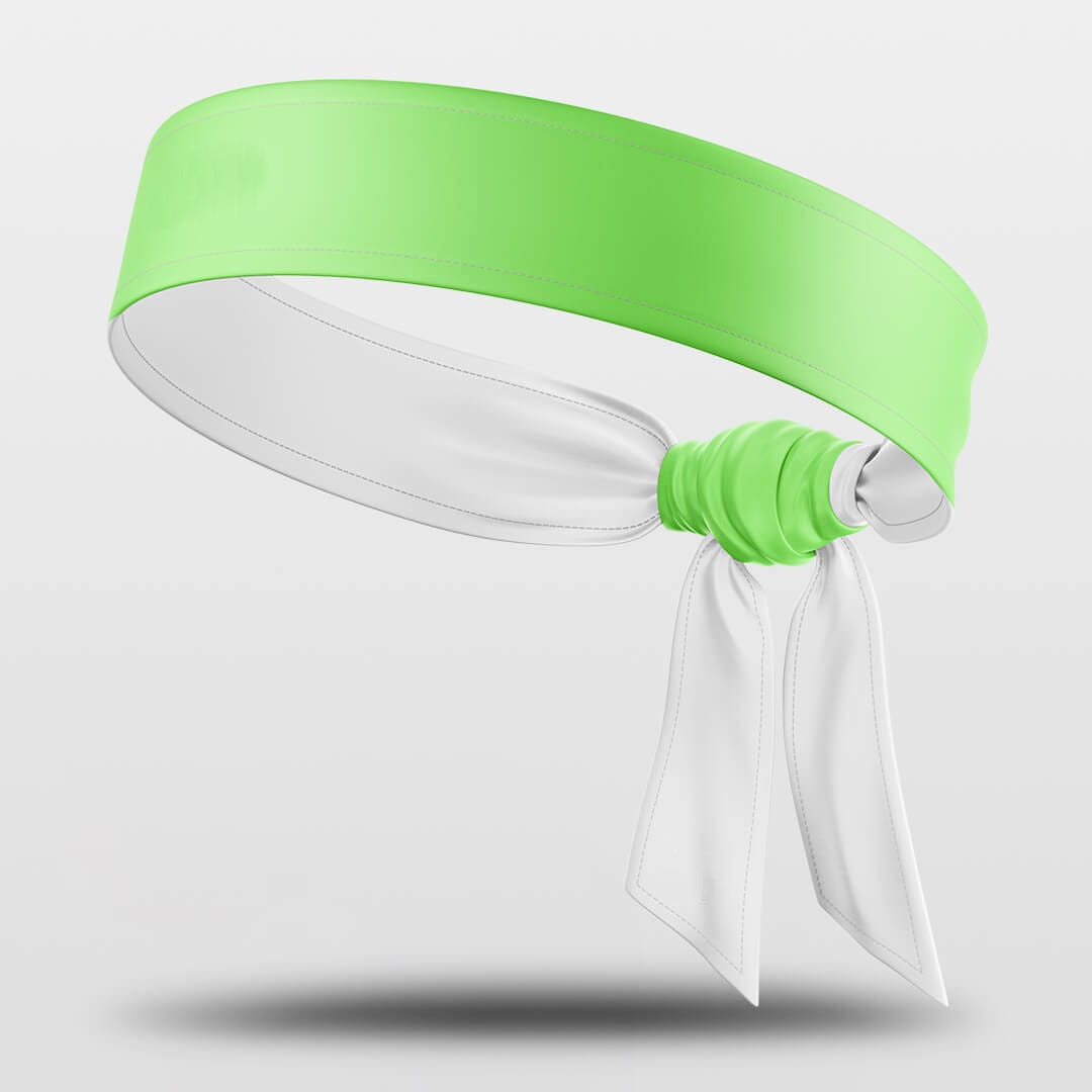 Cikers Sports 非黑五 Fluorescent Green / Free Velocity - Customized Sports Sweat-Wicking Tie Headband
