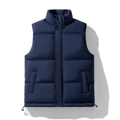 Cikers Sports 外厂采购 Plus Size Unisex Stand Collar Thick Winter Cotton Vest-BYF998
