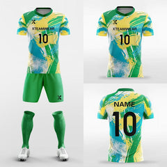 Cikers Sports 非黑五 Pop - All Over Sublimation Print Soccer Kits Short Sleeve