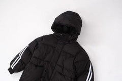 Cikers Sports 外厂采购 Rainbow kids Mid-length Winter Warm Cotton Jacket-QYMC