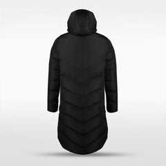 Cikers Sports 外厂采购 Windbreaker long cotton-padded jacket - AS426GYVF3