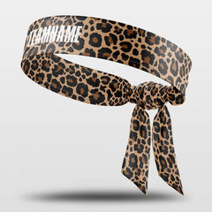 Cikers Sports Accessories Brown / Free Animal Print - Customized Sports Headband Sweat-Wicking Tie