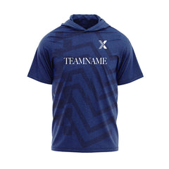 Cikers Sports Basketball Hoodies Blue / S Blueberry - Customized Short Sleeve Hoodie Pullover