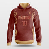 Cikers Sports Basketball Hoodies Brown / S Dragon - Customized Long Sleeve Hoodie Pullover