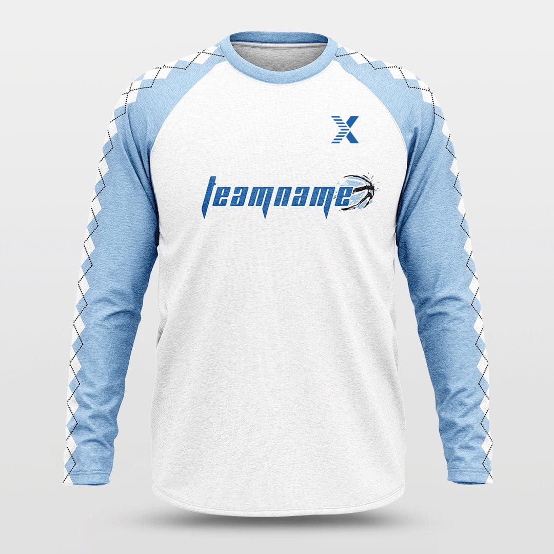 Cikers Sports Basketball Jersey Blue / S Carolina Blue - Customized Baggy Long Sleeve Shooting Jersey