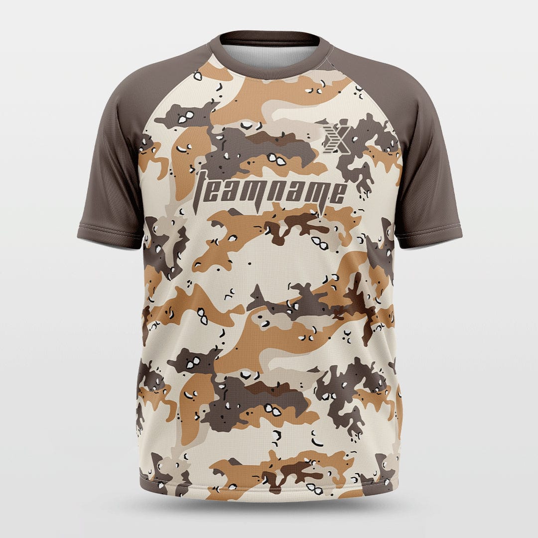 Cikers Sports Basketball Jersey Brown / S Desert - Customized Baggy Shoulder Short Sleeve Jersey