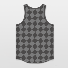 Cikers Sports Basketball Jersey Checkerboard - Customized Basketball Jersey Top