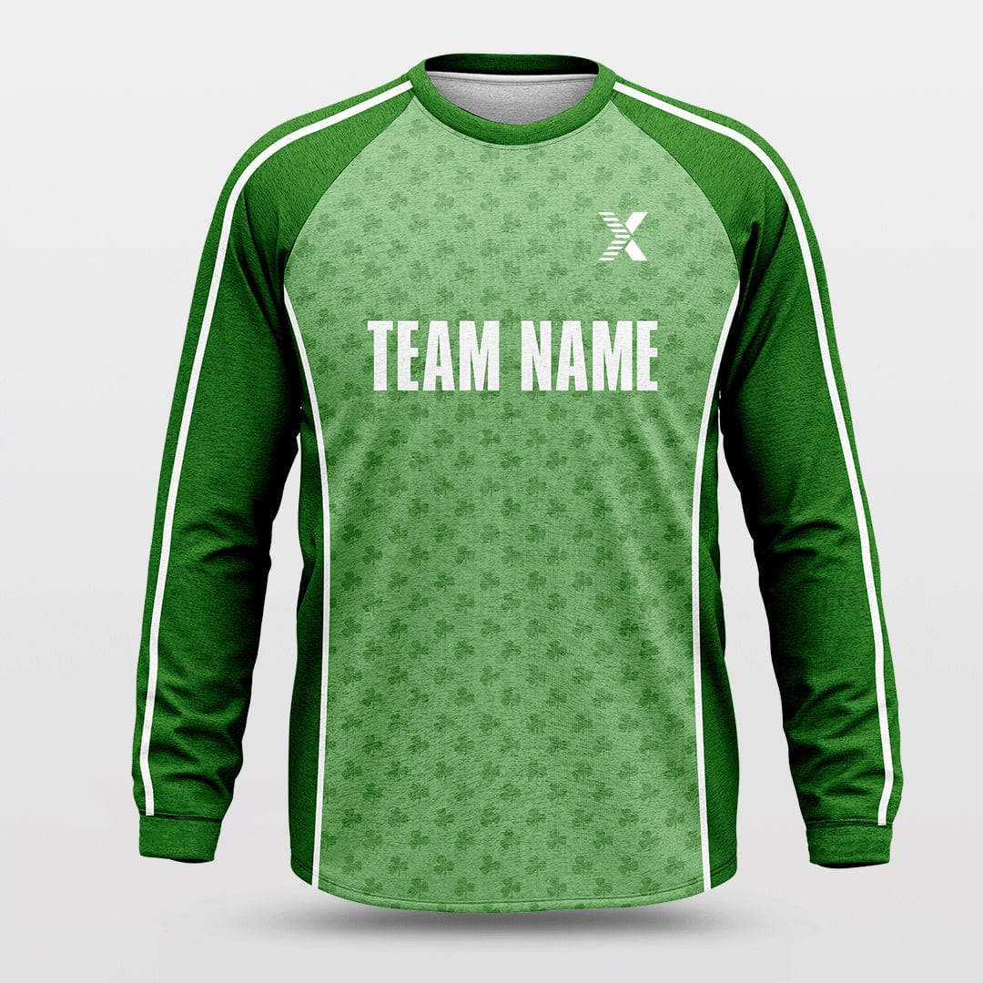 Cikers Sports Basketball Jersey Green / S Celtics - Customized Baggy Long Sleeve Shooting Jersey