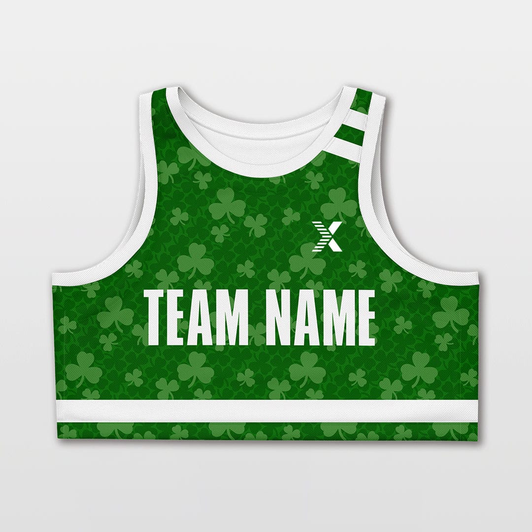 Cikers Sports Basketball Jersey Green / S Celtics - Customized Women's Loose Sleveless Workout Crop Tops