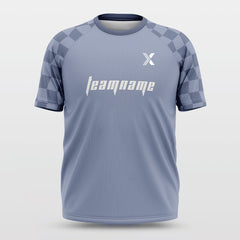 Cikers Sports Basketball Jersey Navy / S Checkerboard - Customized Baggy Shoulder Short Sleeve Jersey