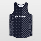 Cikers Sports Basketball Jersey Paisley - Customized Basketball Jersey Top