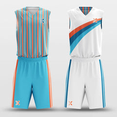 Cikers Sports Basketball Jersey Rainbow - Customized Reversible Sublimated Basketball Set