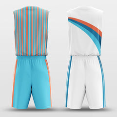 Cikers Sports Basketball Jersey Rainbow - Customized Reversible Sublimated Basketball Set