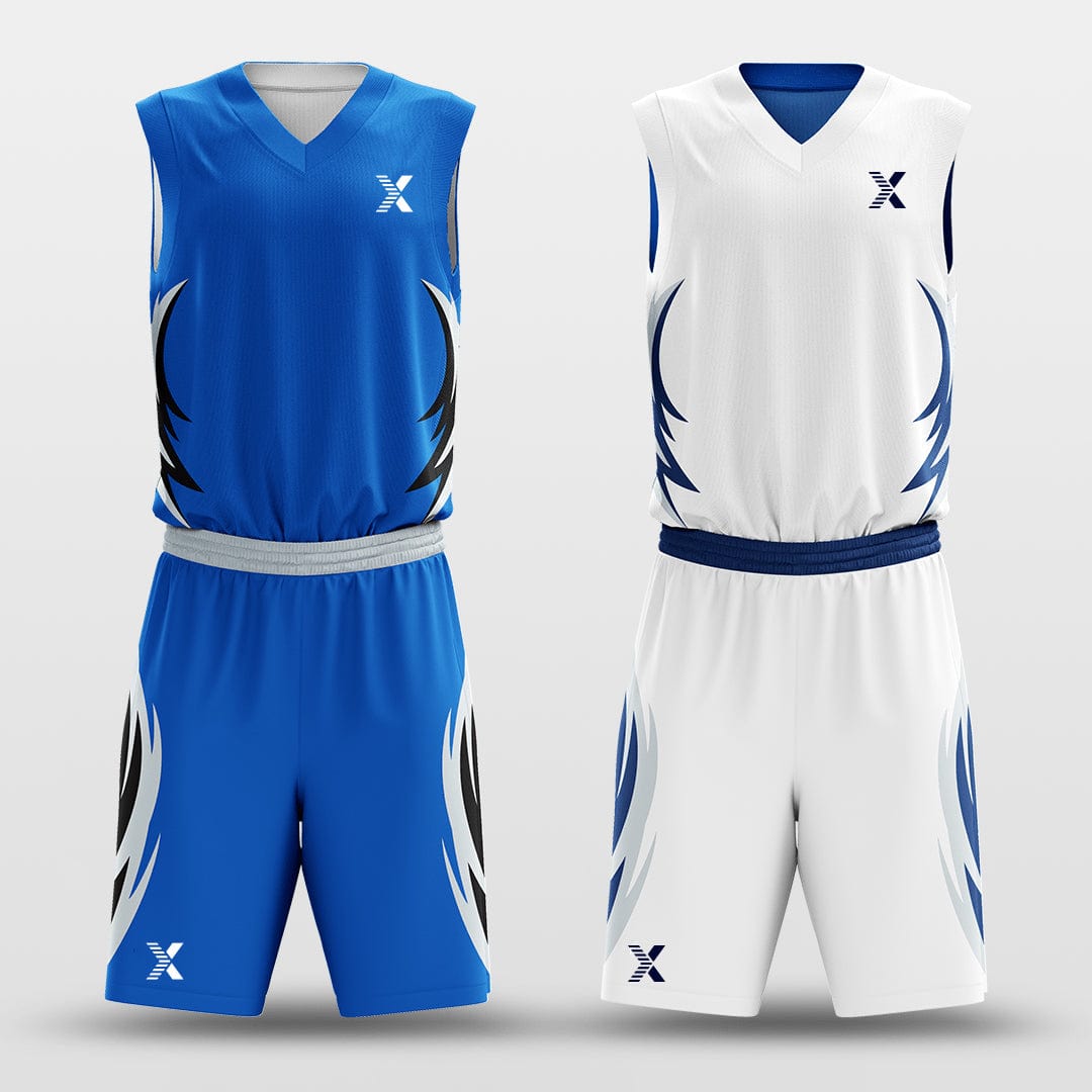 Cikers Sports Basketball Jersey Ranger - Customized Reversible Sublimated Basketball Set
