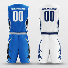Cikers Sports Basketball Jersey Ranger - Customized Reversible Sublimated Basketball Set
