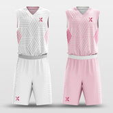 Cikers Sports Basketball Jersey Valentine's Day - Customized Reversible Sublimated Basketball Set