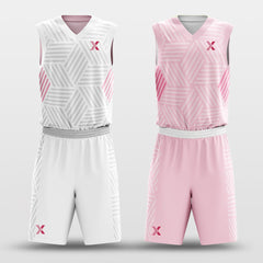 Cikers Sports Basketball Jersey Valentine's Day - Customized Reversible Sublimated Basketball Set