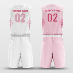 Cikers Sports Basketball Jersey Valentine's Day - Customized Reversible Sublimated Basketball Set