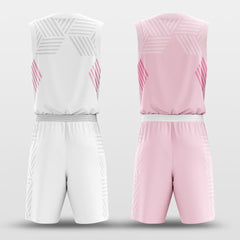 Cikers Sports Basketball Jersey Valentine's Day - Customized Reversible Sublimated Basketball Set