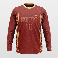 Cikers Sports Basketball Shirts Brown / S Dragon - Customized Baggy Long Sleeve Shooting Jersey