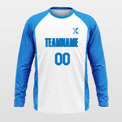 Cikers Sports Basketball Shirts Ice Crystals - Customized Baggy Long Sleeve Shooting Jersey