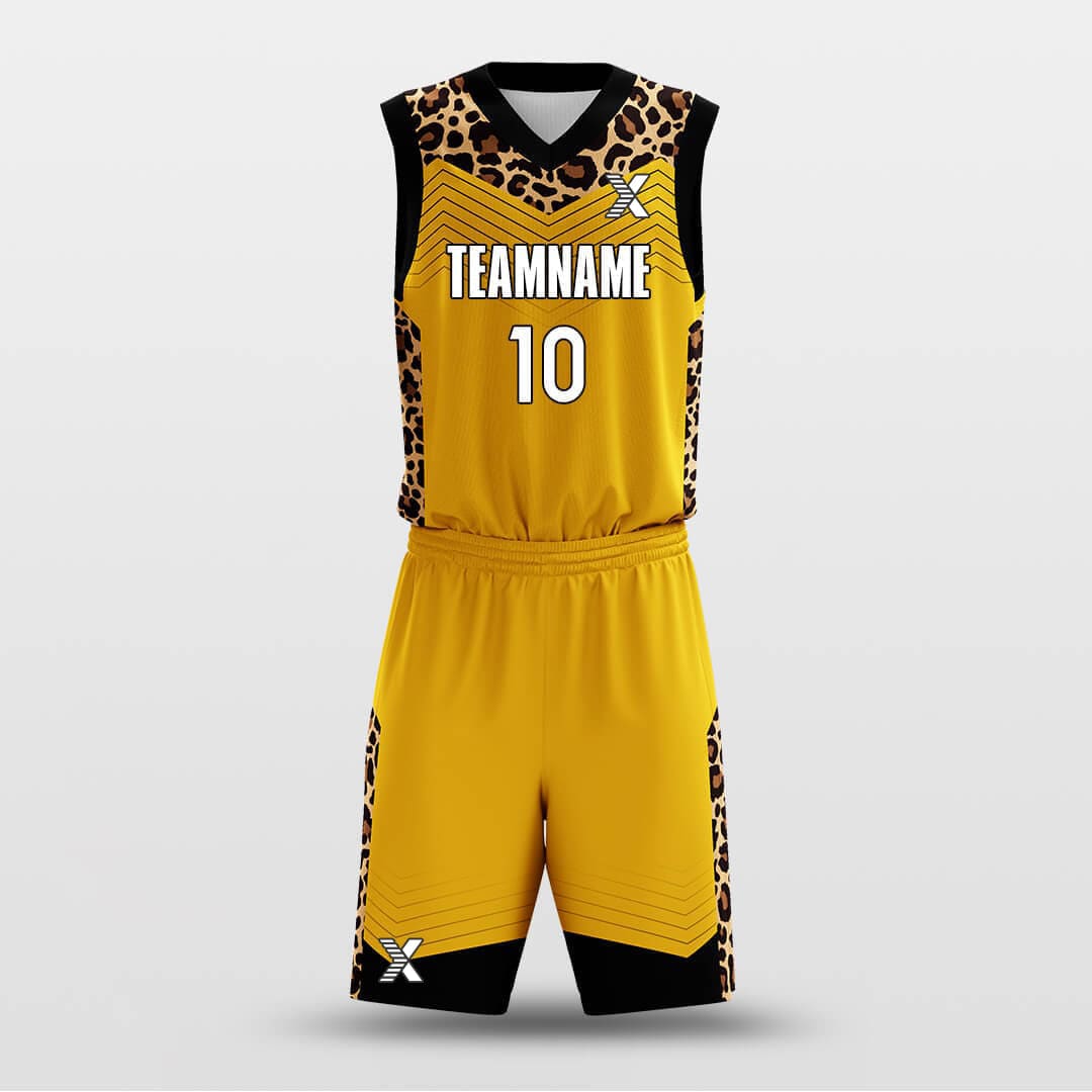 Cikers Sports Basketball Uniforms Animal Print - Customized Basketball Jersey Set Sublimated BK160628S
