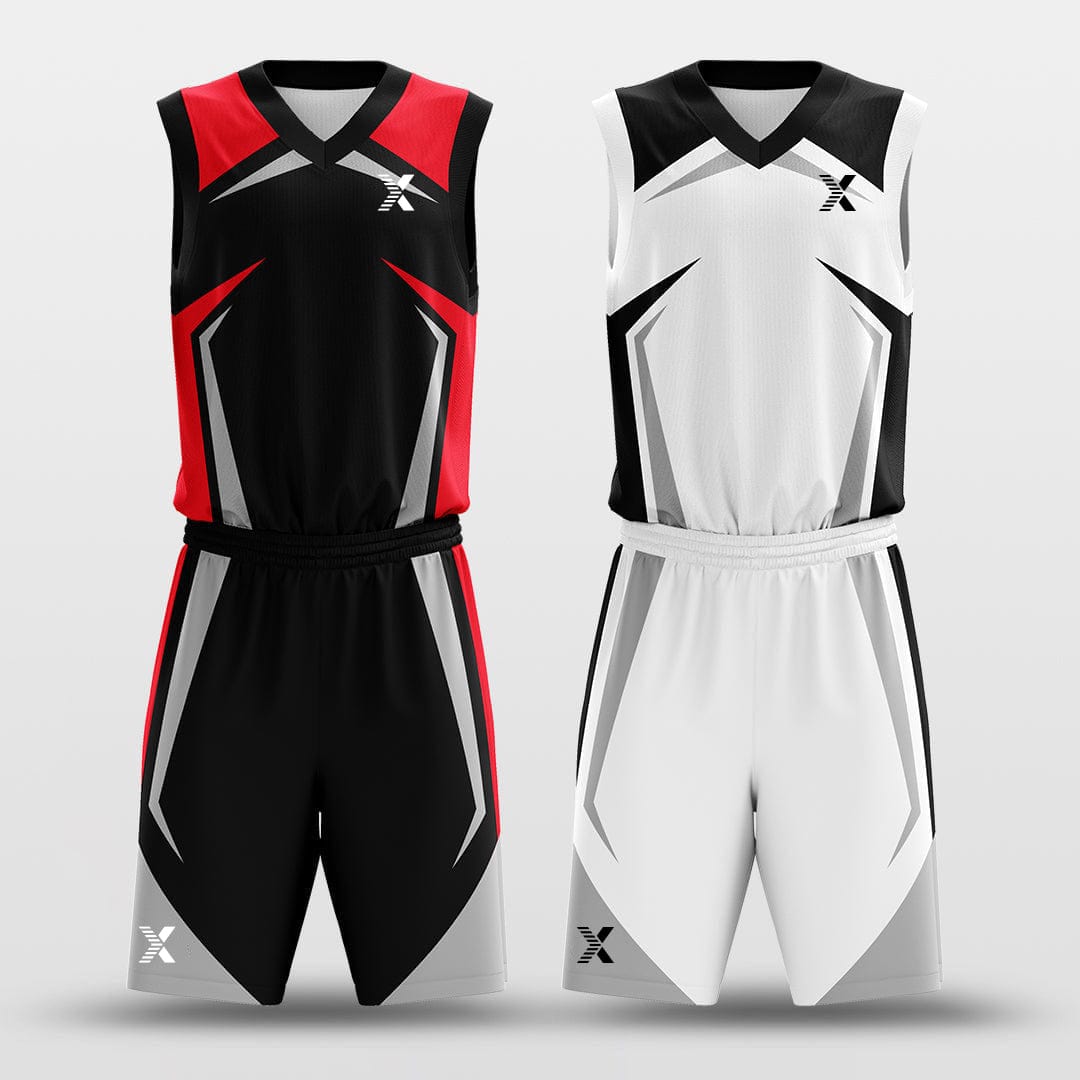 Cikers Sports Basketball Uniforms Armor - Custom Reversible Sublimated Basketball Jersey Set