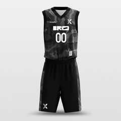 Cikers Sports Basketball Uniforms Black / S Black Camouflage - Custom Sublimated Basketball Jersey Set