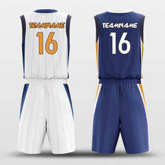 Cikers Sports Basketball Uniforms Blade Point - Customized Reversible Basketball Jersey Set Design