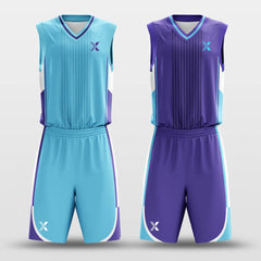 Cikers Sports Basketball Uniforms Blue Bay - Custom Reversible Sublimated Basketball Jersey Set