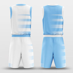 Cikers Sports Basketball Uniforms Blue Lake - Customized Reversible Basketball Jersey Set