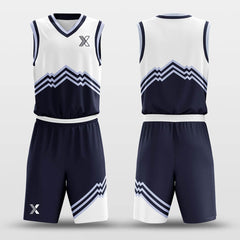 Cikers Sports Basketball Uniforms Blue Mountain - Customized Basketball Jersey Set Sublimated