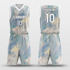 Cikers Sports Basketball Uniforms Brilliant - Customized Basketball Jersey Set Sublimated BK160115S