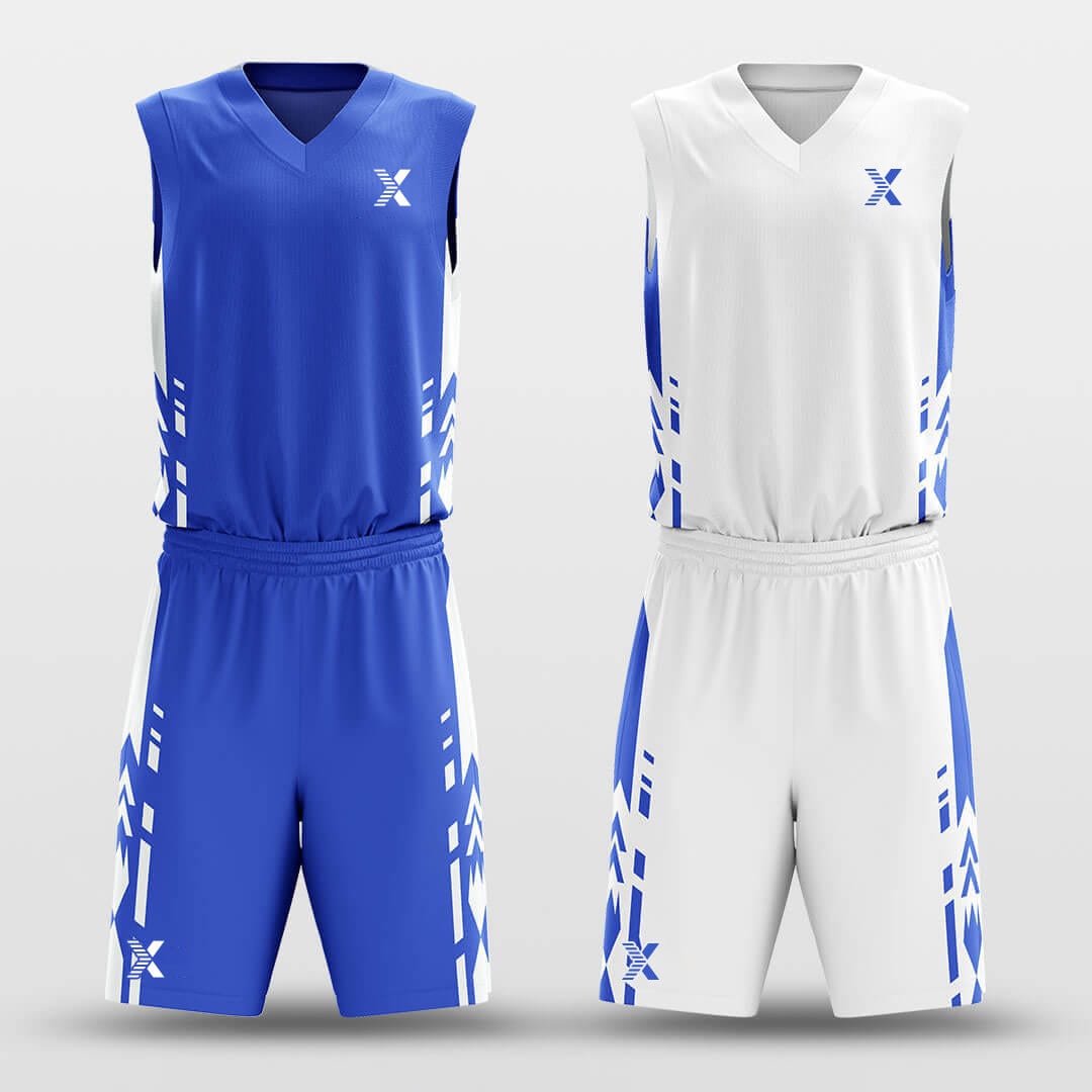 Cikers Sports Basketball Uniforms Broken Mirrors - Custom Reversible Basketball Jersey Set Sublimated BK260604S