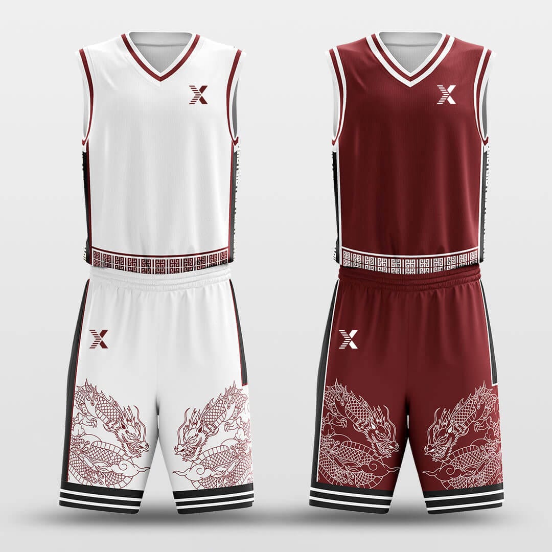 Cikers Sports Basketball Uniforms Broom - Custom Reversible Basketball Jersey Set Sublimated BK260603S