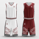 Cikers Sports Basketball Uniforms Broom - Custom Reversible Basketball Jersey Set Sublimated BK260603S