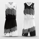 Cikers Sports Basketball Uniforms Brushes - Customized Reversible Basketball Jersey Set Design BK260109S