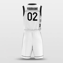 Cikers Sports Basketball Uniforms Caricature - Customized Basketball Jersey Set Design