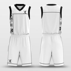 Cikers Sports Basketball Uniforms Caricature - Customized Basketball Jersey Set Design