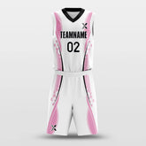 Cikers Sports Basketball Uniforms Cherry Blossom - Customized Basketball Jersey Set Sublimated
